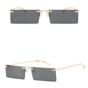 Black Rimless Sunglasses